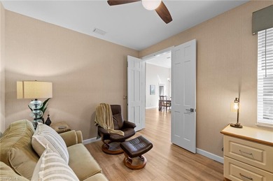 Enjoy exceptional privacy and breathtaking panoramic lake and on Estero Country Club in Florida - for sale on GolfHomes.com, golf home, golf lot