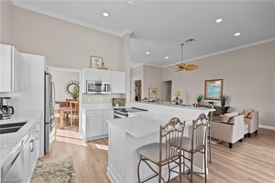 Enjoy exceptional privacy and breathtaking panoramic lake and on Estero Country Club in Florida - for sale on GolfHomes.com, golf home, golf lot