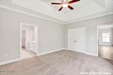 Experience the ease of single-level living in the Somerset III on Green Hills Golf Course in North Carolina - for sale on GolfHomes.com, golf home, golf lot