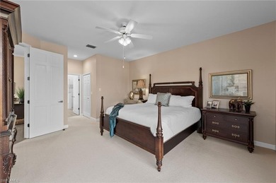Enjoy exceptional privacy and breathtaking panoramic lake and on Estero Country Club in Florida - for sale on GolfHomes.com, golf home, golf lot