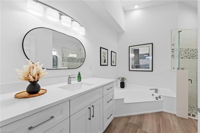 Enjoy exceptional privacy and breathtaking panoramic lake and on Estero Country Club in Florida - for sale on GolfHomes.com, golf home, golf lot