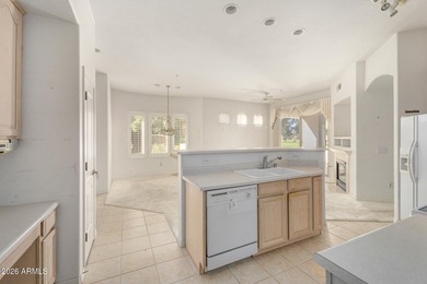 Golf Course unit! Outstanding two bedroom, two bathroom + Den on Starfire At Scottsdale Country Club in Arizona - for sale on GolfHomes.com, golf home, golf lot