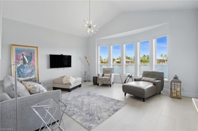 Experience the pinnacle of waterfront living at 18361 Verona on Miromar Lakes Golf Club in Florida - for sale on GolfHomes.com, golf home, golf lot