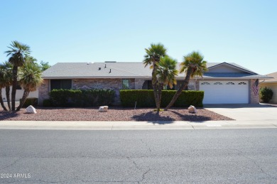 Impressive curb appeal in Sun City West, a vibrant 55+ active on Stardust Golf Course in Arizona - for sale on GolfHomes.com, golf home, golf lot