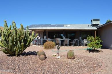 Impressive curb appeal in Sun City West, a vibrant 55+ active on Stardust Golf Course in Arizona - for sale on GolfHomes.com, golf home, golf lot