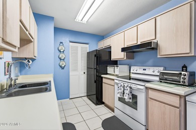 Turn-key condo and the perfect winter getaway. HVAC replaced in on Sun Village Golf Course in Arizona - for sale on GolfHomes.com, golf home, golf lot