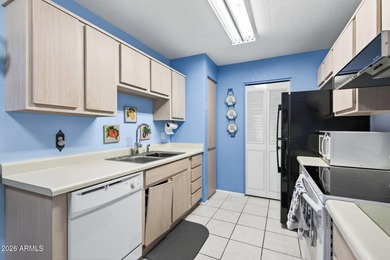 Turn-key condo and the perfect winter getaway. HVAC replaced in on Sun Village Golf Course in Arizona - for sale on GolfHomes.com, golf home, golf lot