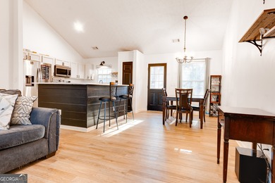 Welcome home to this charming 3-bedroom, 2-bath ranch located in on Turtle Cove Golf Course in Georgia - for sale on GolfHomes.com, golf home, golf lot