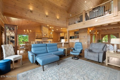 This Luxury Upscale Custom Lakefront Log  Stone Home invites you on Tellico Village -The Links At Kahite Golf Course in Tennessee - for sale on GolfHomes.com, golf home, golf lot