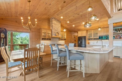 This Luxury Upscale Custom Lakefront Log  Stone Home invites you on Tellico Village -The Links At Kahite Golf Course in Tennessee - for sale on GolfHomes.com, golf home, golf lot