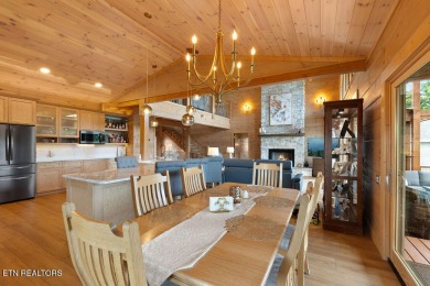 This Luxury Upscale Custom Lakefront Log  Stone Home invites you on Tellico Village -The Links At Kahite Golf Course in Tennessee - for sale on GolfHomes.com, golf home, golf lot