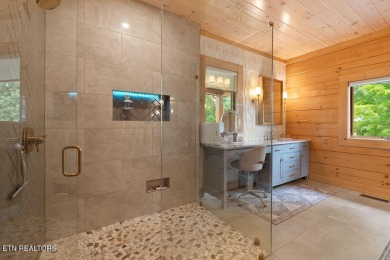 This Luxury Upscale Custom Lakefront Log  Stone Home invites you on Tellico Village -The Links At Kahite Golf Course in Tennessee - for sale on GolfHomes.com, golf home, golf lot