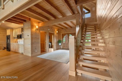 This Luxury Upscale Custom Lakefront Log  Stone Home invites you on Tellico Village -The Links At Kahite Golf Course in Tennessee - for sale on GolfHomes.com, golf home, golf lot