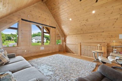 This Luxury Upscale Custom Lakefront Log  Stone Home invites you on Tellico Village -The Links At Kahite Golf Course in Tennessee - for sale on GolfHomes.com, golf home, golf lot