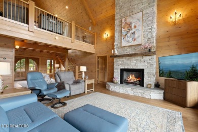 This Luxury Upscale Custom Lakefront Log  Stone Home invites you on Tellico Village -The Links At Kahite Golf Course in Tennessee - for sale on GolfHomes.com, golf home, golf lot