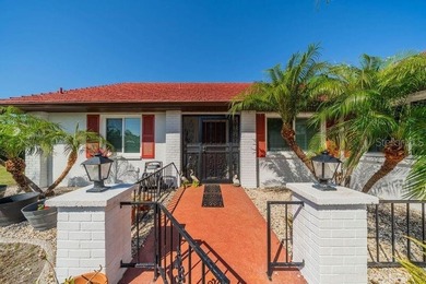 OUTSTANDING WATER VIEWS set the stage for this charming on Sandpiper Golf Club in Florida - for sale on GolfHomes.com, golf home, golf lot
