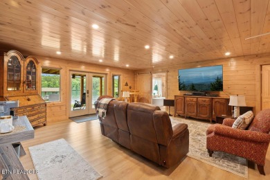 This Luxury Upscale Custom Lakefront Log  Stone Home invites you on Tellico Village -The Links At Kahite Golf Course in Tennessee - for sale on GolfHomes.com, golf home, golf lot