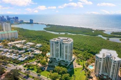 Experience the epitome of modern coastal luxury in this stunning on Club at Pelican Bay Golf Course in Florida - for sale on GolfHomes.com, golf home, golf lot