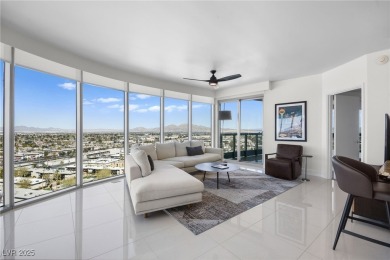 This turn-key, corner unit in the Turnberry Towers embodies Las on Las Vegas Country Club in Nevada - for sale on GolfHomes.com, golf home, golf lot