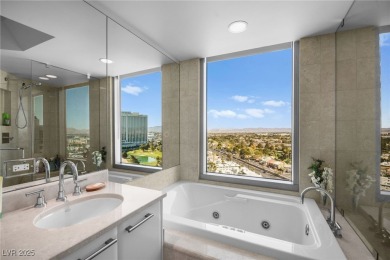 This turn-key, corner unit in the Turnberry Towers embodies Las on Las Vegas Country Club in Nevada - for sale on GolfHomes.com, golf home, golf lot