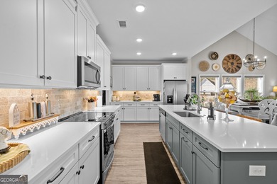 Welcome home to this beautifully built Craftsman-style residence on The Highlands Course at Lake Arrowhead in Georgia - for sale on GolfHomes.com, golf home, golf lot