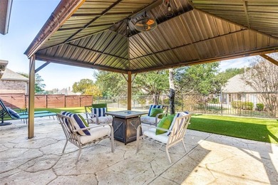 This perfectly sized single-story home sits in McKinney's on Eldorado Country Club in Texas - for sale on GolfHomes.com, golf home, golf lot