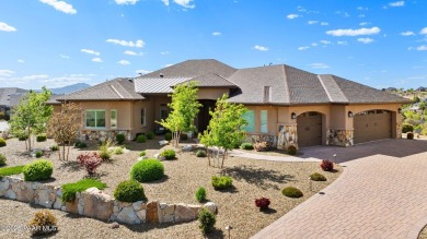 Stunning elegant custom home perched atop the Estates of on Prescott Lakes Golf and Country Club in Arizona - for sale on GolfHomes.com, golf home, golf lot