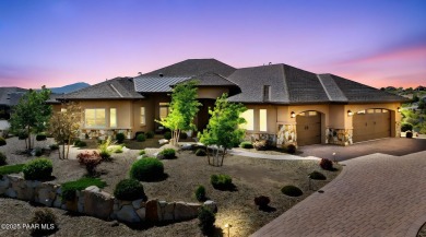 Stunning elegant custom home perched atop the Estates of on Prescott Lakes Golf and Country Club in Arizona - for sale on GolfHomes.com, golf home, golf lot