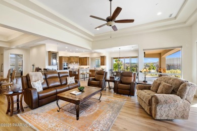Stunning elegant custom home perched atop the Estates of on Prescott Lakes Golf and Country Club in Arizona - for sale on GolfHomes.com, golf home, golf lot