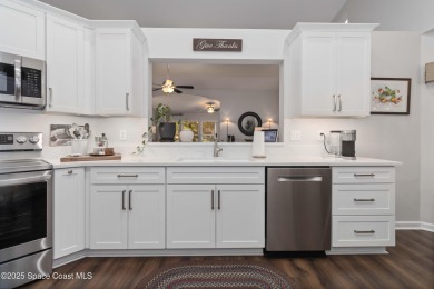 Welcome to this beautifully maintained END UNIT single-family on Suntree Country Club in Florida - for sale on GolfHomes.com, golf home, golf lot