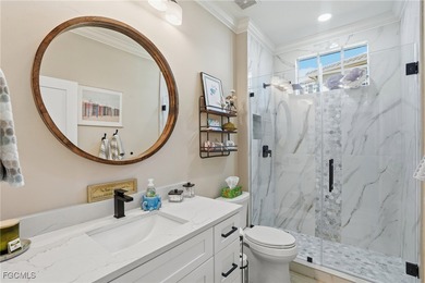 Discover effortless Florida living in this beautifully on Shadow Wood Preserve in Florida - for sale on GolfHomes.com, golf home, golf lot