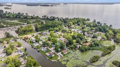Nestled at the end of a quiet dead-end street, this beautifully on Lake Erie Metropark Golf Course in Michigan - for sale on GolfHomes.com, golf home, golf lot