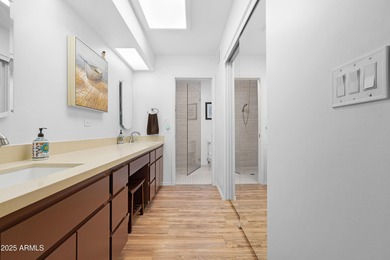 Welcome home to this beautifully updated 2 bed, 2 bath home with on Cottonwood Country Club in Arizona - for sale on GolfHomes.com, golf home, golf lot