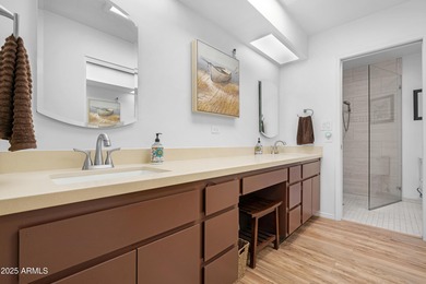 Welcome home to this beautifully updated 2 bed, 2 bath home with on Cottonwood Country Club in Arizona - for sale on GolfHomes.com, golf home, golf lot