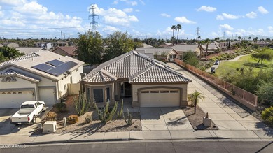 Wake up to sweeping views of the 18th tee from this impeccably on Coyote Lakes Golf Club in Arizona - for sale on GolfHomes.com, golf home, golf lot