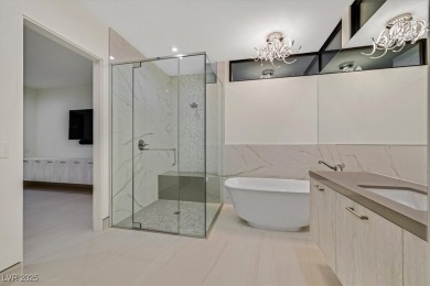 This stunning one story custom home  expertly  designed by Quinn on Bears Best Las Vegas Golf Club in Nevada - for sale on GolfHomes.com, golf home, golf lot