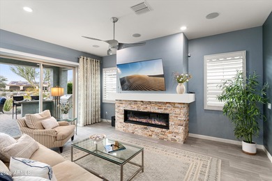 Mountain Views, Golf Course View, Pool, Fire-pit, Outdoor on Verrado Golf Club - Victory in Arizona - for sale on GolfHomes.com, golf home, golf lot