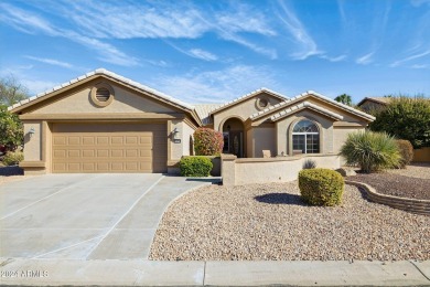 FANTASTIC VIEWS! Well cared for and expanded Topaz model with on Tuscany Falls At Pebble Creek in Arizona - for sale on GolfHomes.com, golf home, golf lot