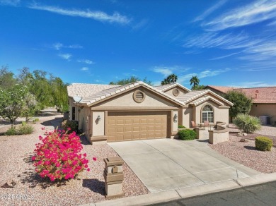 FANTASTIC VIEWS! Well cared for and expanded Topaz model with on Tuscany Falls At Pebble Creek in Arizona - for sale on GolfHomes.com, golf home, golf lot