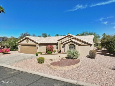 FANTASTIC VIEWS! Well cared for and expanded Topaz model with on Tuscany Falls At Pebble Creek in Arizona - for sale on GolfHomes.com, golf home, golf lot