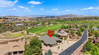 One level home on .59 private acres bordering the 6th hole of on Prescott Lakes Golf and Country Club in Arizona - for sale on GolfHomes.com, golf home, golf lot