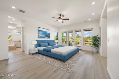 One level home on .59 private acres bordering the 6th hole of on Prescott Lakes Golf and Country Club in Arizona - for sale on GolfHomes.com, golf home, golf lot