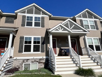 Gorgeous LIKE NEW 3 bed 2.5 bath townhouse is ready to be called on College Fields Golf  Club in Michigan - for sale on GolfHomes.com, golf home, golf lot