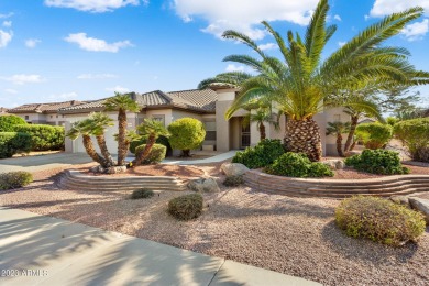 Stonecrest model is situated on a spacious lot with a fenced on Sun City Grand Golf Couse and Club in Arizona - for sale on GolfHomes.com, golf home, golf lot