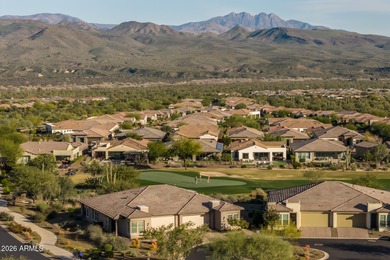 Set on a rare golf course lot, this stunning Evia floorplan on Vista Verde Golf Course in Arizona - for sale on GolfHomes.com, golf home, golf lot