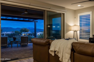 Set on a rare golf course lot, this stunning Evia floorplan on Vista Verde Golf Course in Arizona - for sale on GolfHomes.com, golf home, golf lot