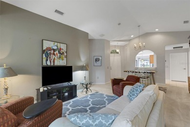 Located in the 55+ community of High Vista, this Ridge Crest on Ridgewood Lakes Golf and Country Club in Florida - for sale on GolfHomes.com, golf home, golf lot