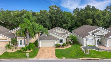 Located in the 55+ community of High Vista, this Ridge Crest on Ridgewood Lakes Golf and Country Club in Florida - for sale on GolfHomes.com, golf home, golf lot