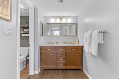 Step into paradise with this beautifully updated 2-bedroom on Ocean Village Golf Course in Florida - for sale on GolfHomes.com, golf home, golf lot