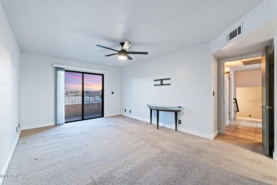 Enjoy panoramic views of the lake, golf course, and surrounding on London Bridge Golf Course in Arizona - for sale on GolfHomes.com, golf home, golf lot